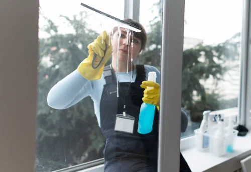 Nettoyage de vitres intérieures et extérieures au Magny
